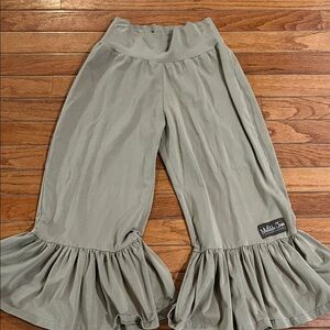 Matilda Jane Women’s Ruffle Pants - Sage